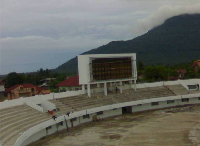老挝巴色市体育馆(户外P16全彩)